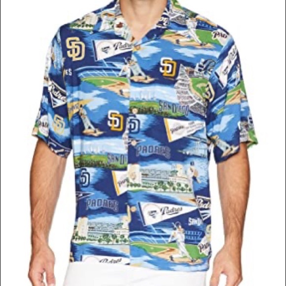 San Diego Padres Hawaiian shirt - Picture 1 of 3